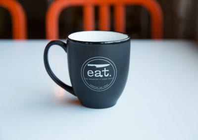 logo coffee mug eat dtlv
